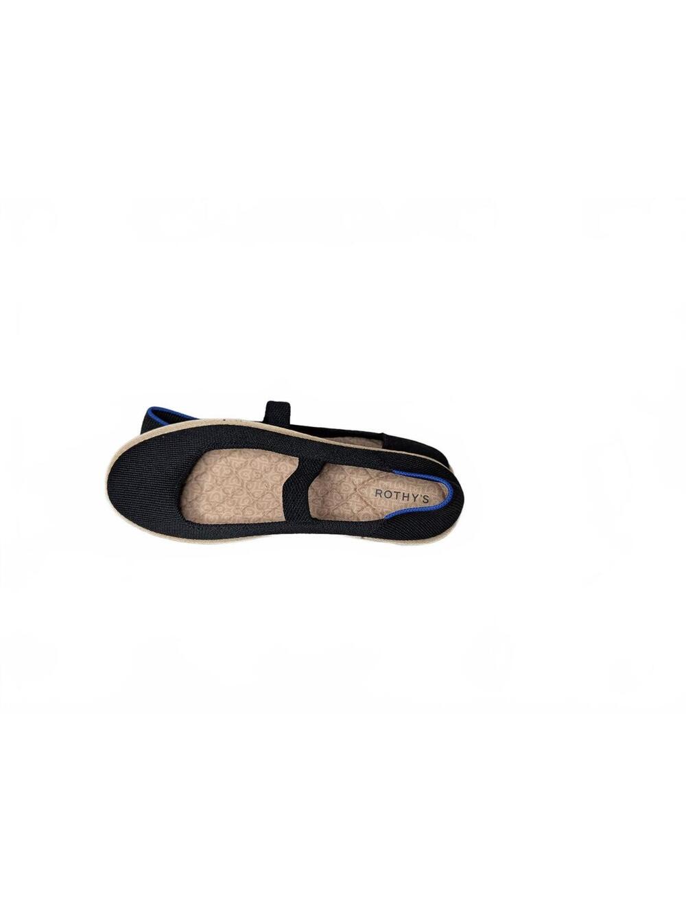 NWOT Rothy's Women's Cruiser Mary Jane Slip-On Shoes in Black, Size 9